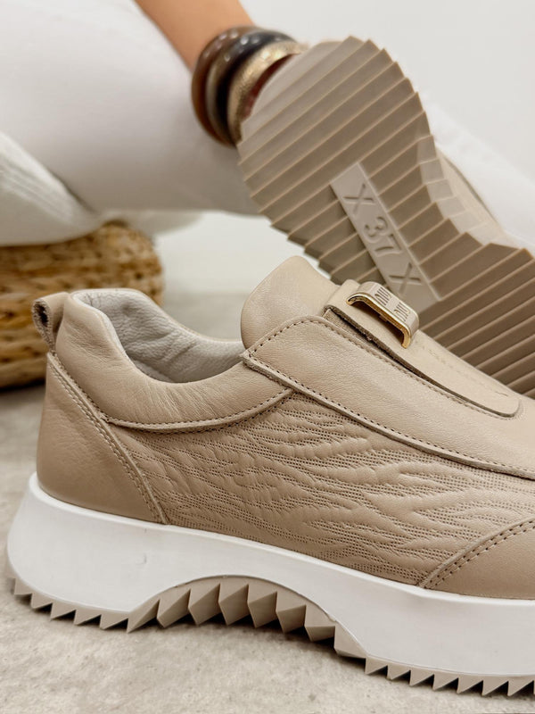 Kožne patike G455 - ATO SHOES - BEŽ