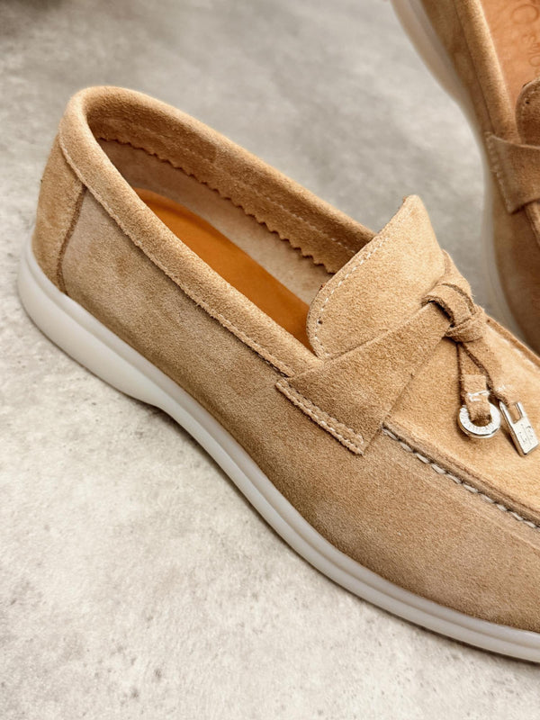 Kožne cipele - mokasine G459 - ATO SHOES - KAMEL