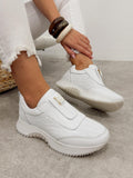 Kožne patike G455 - ATO SHOES - BELA