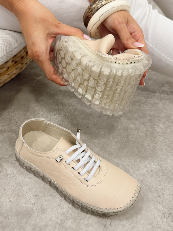 Kožne patike G451 - ATO SHOES - BEŽ