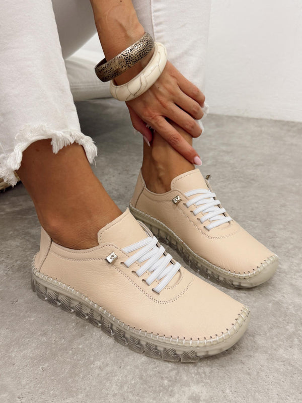 Kožne patike G451 - ATO SHOES - BEŽ