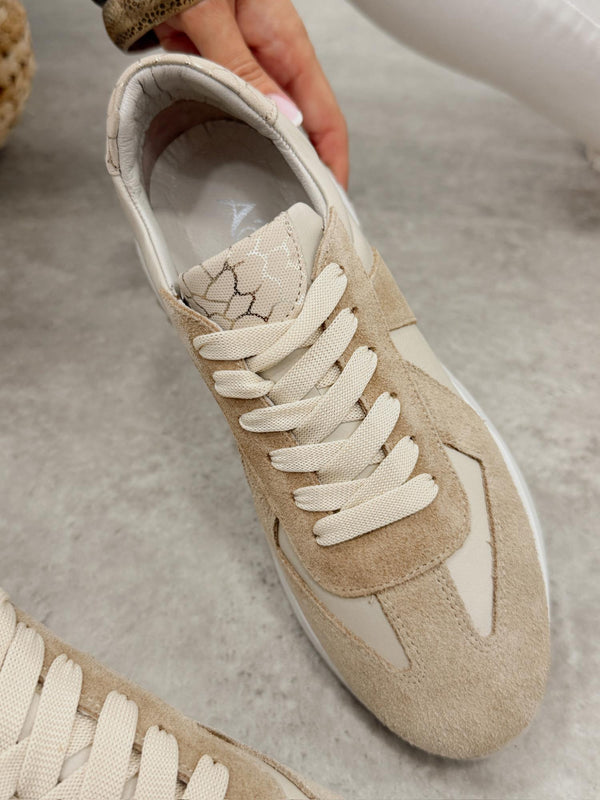 Kožne patike G454 - ATO SHOES - BEŽ