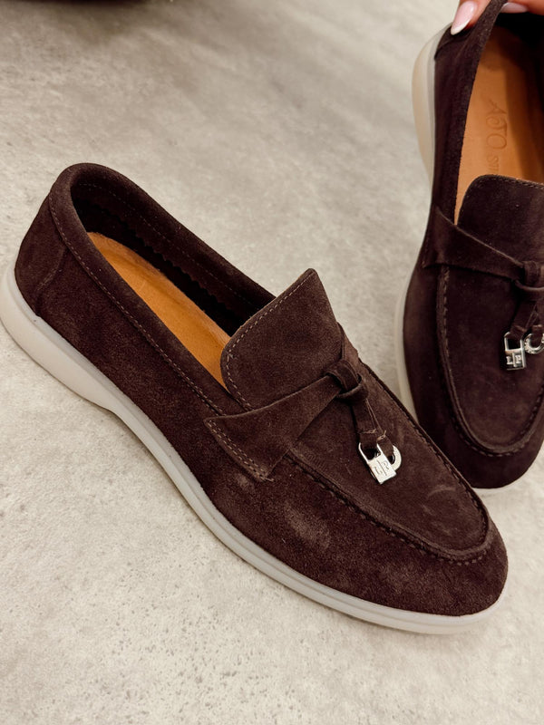 Kožne cipele - mokasine G459 - ATO SHOES - SMEĐA