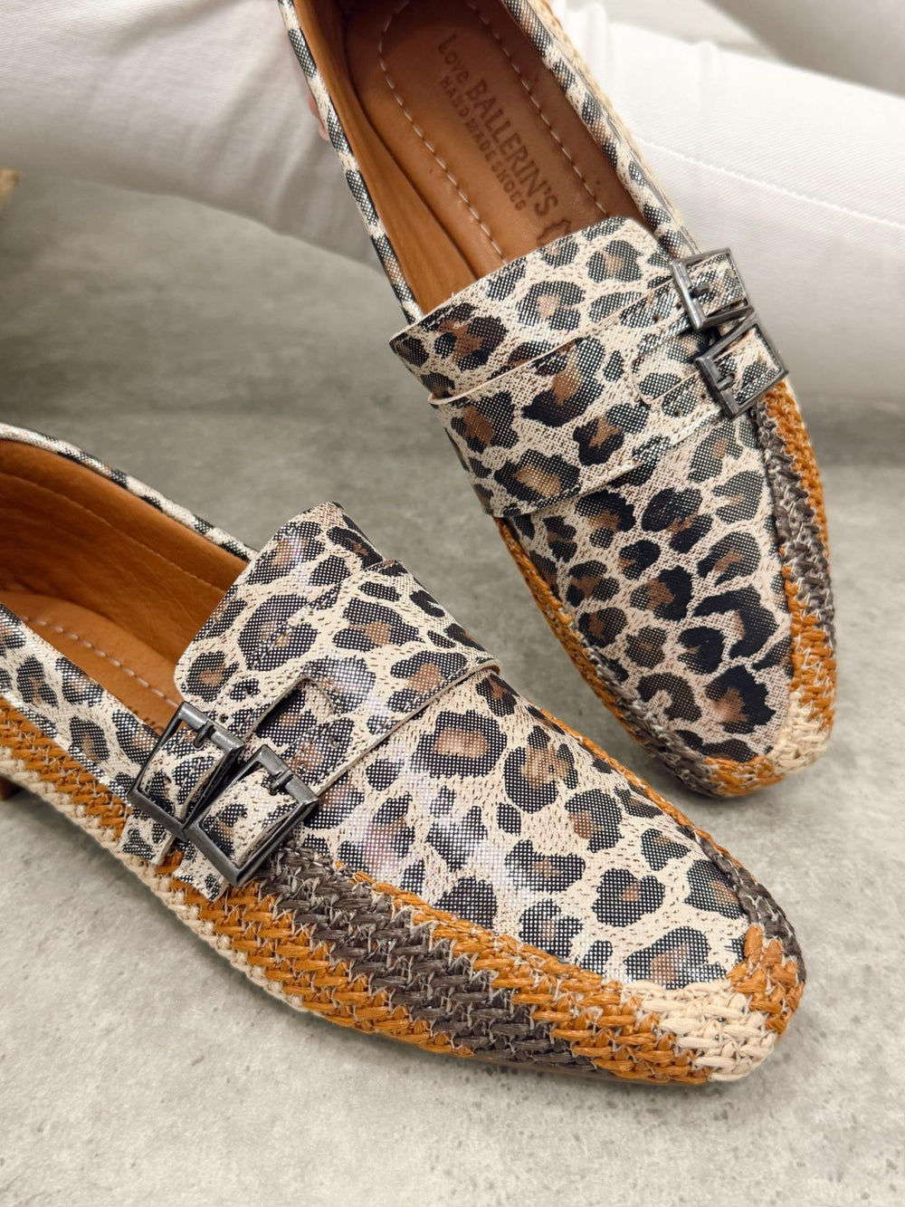 Kožne cipele - mokasine G417 - LOVE BALLERINS - LEOPARD