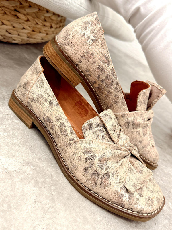 Kožne cipele - mokasine G423 - LOVE BALLERINS - LEOPARD