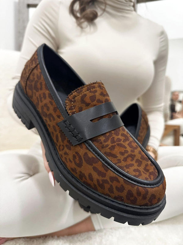 Ženske cipele - mokasine G017 - LEOPARD