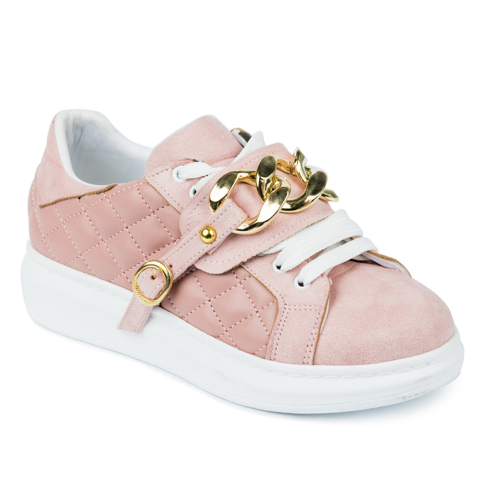 ŠTEPANE PATIKE SA LANCEM - ROZE
