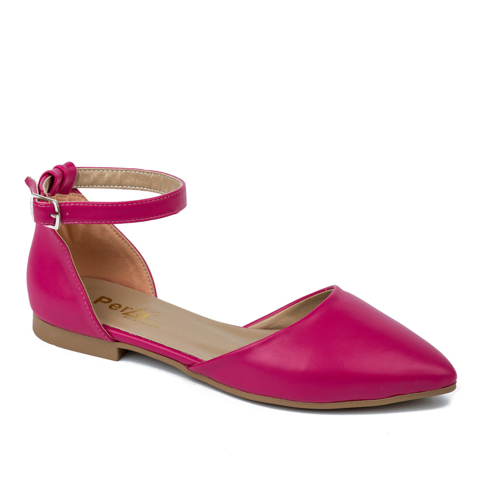 OTVORENE BALETANKE SA KAIŠEM - PINK