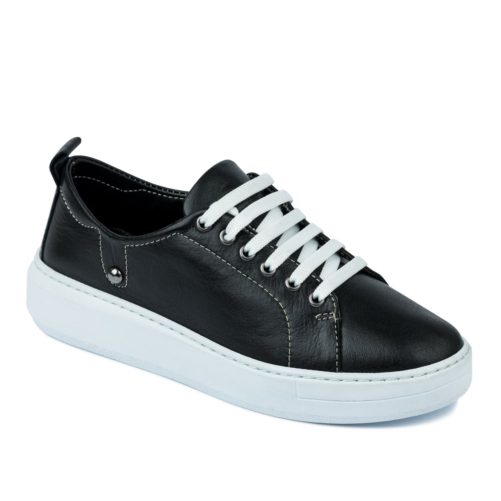 Kožne espadrile A321 - CRNA