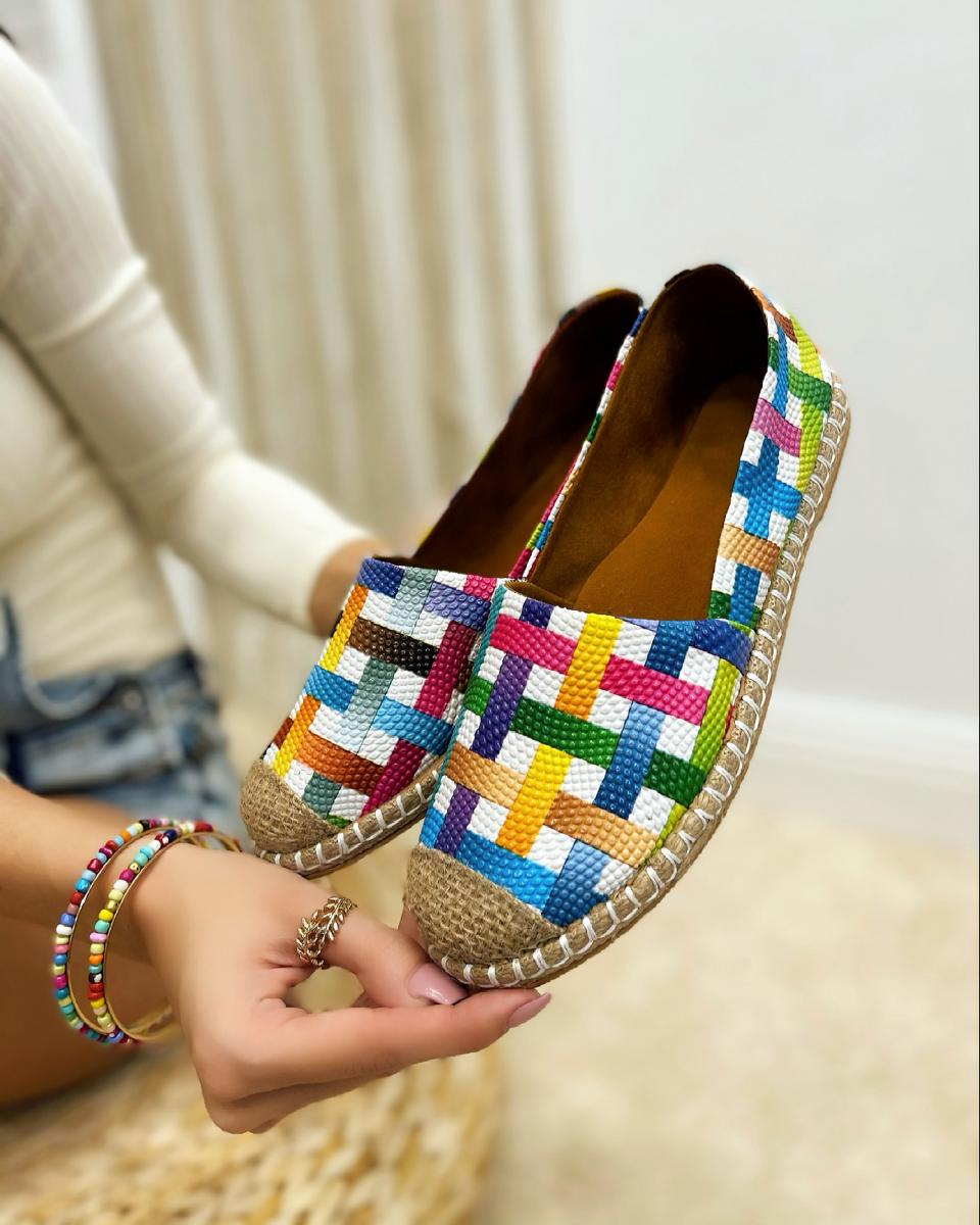 Ženske espadrile A450 - BELA