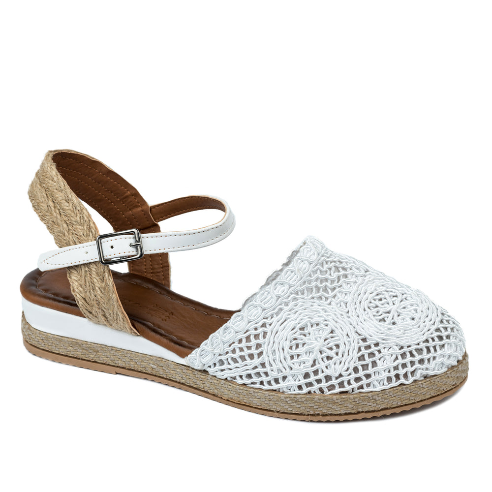 Ženske espadrile A524 - BELA