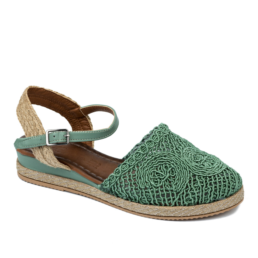 Ženske espadrile A524 - ZELENA
