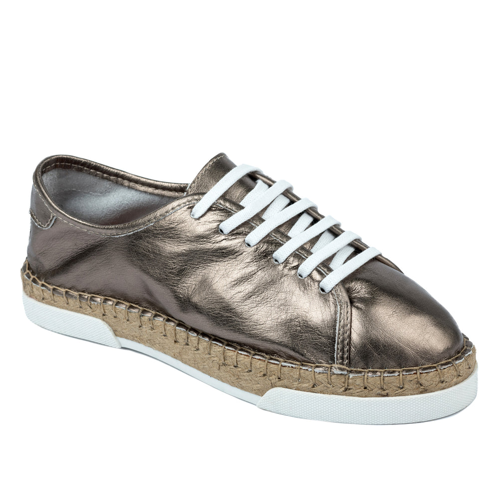 Kožne espadrile A571 - GRAFIT