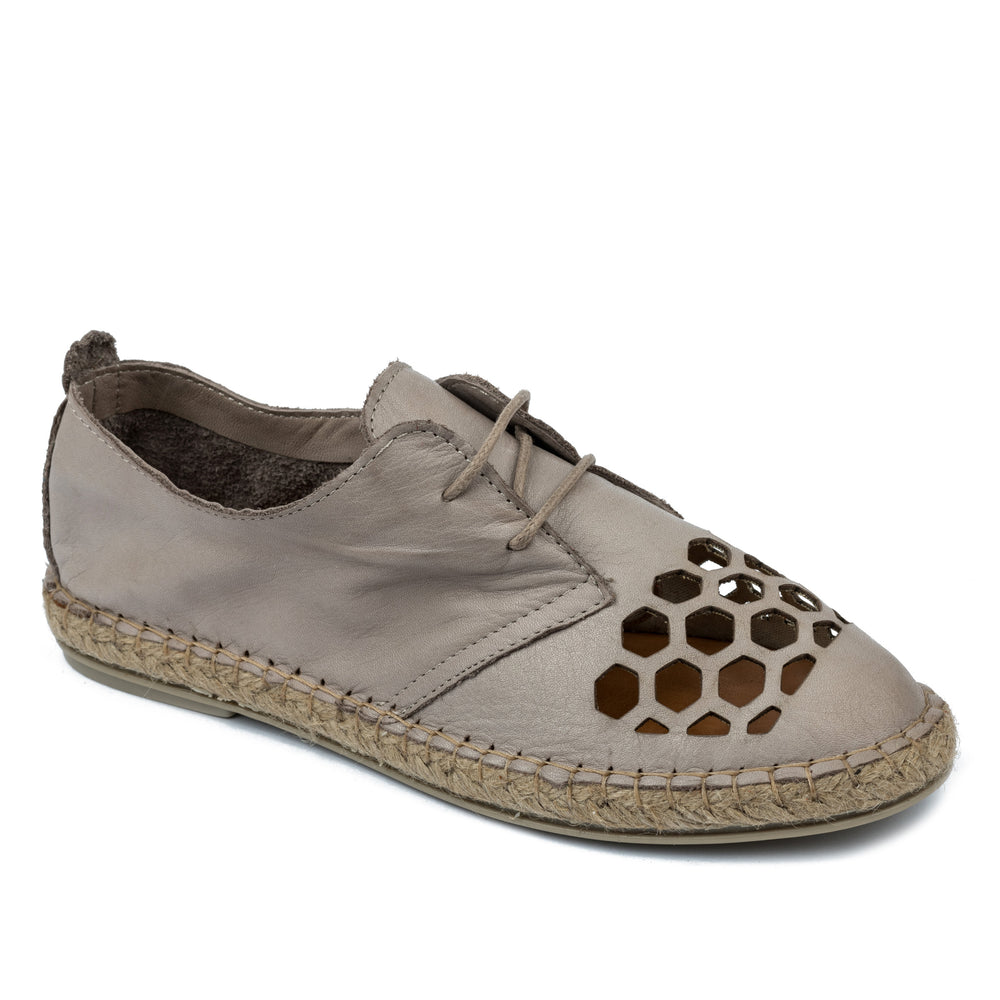 Kožne espadrile A572 - BEŽ