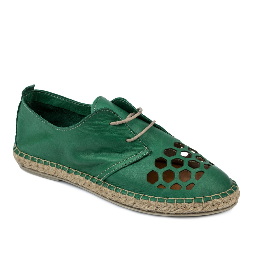 Ženske espadrile A572 - ZELENA