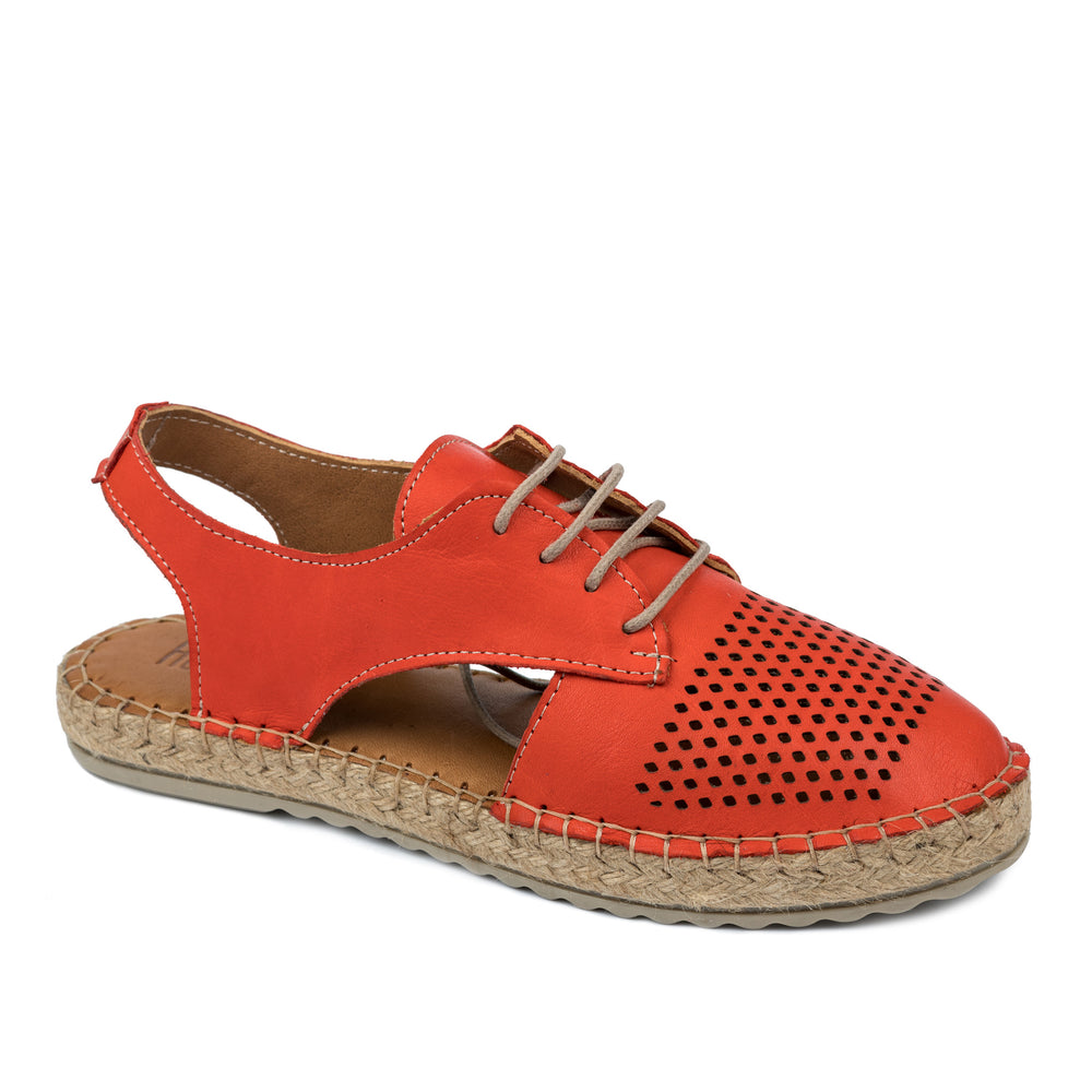 Kožne espadrile A574 - NARANDŽASTA