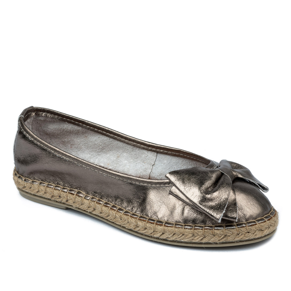 Kožne espadrile A576 - GRAFIT