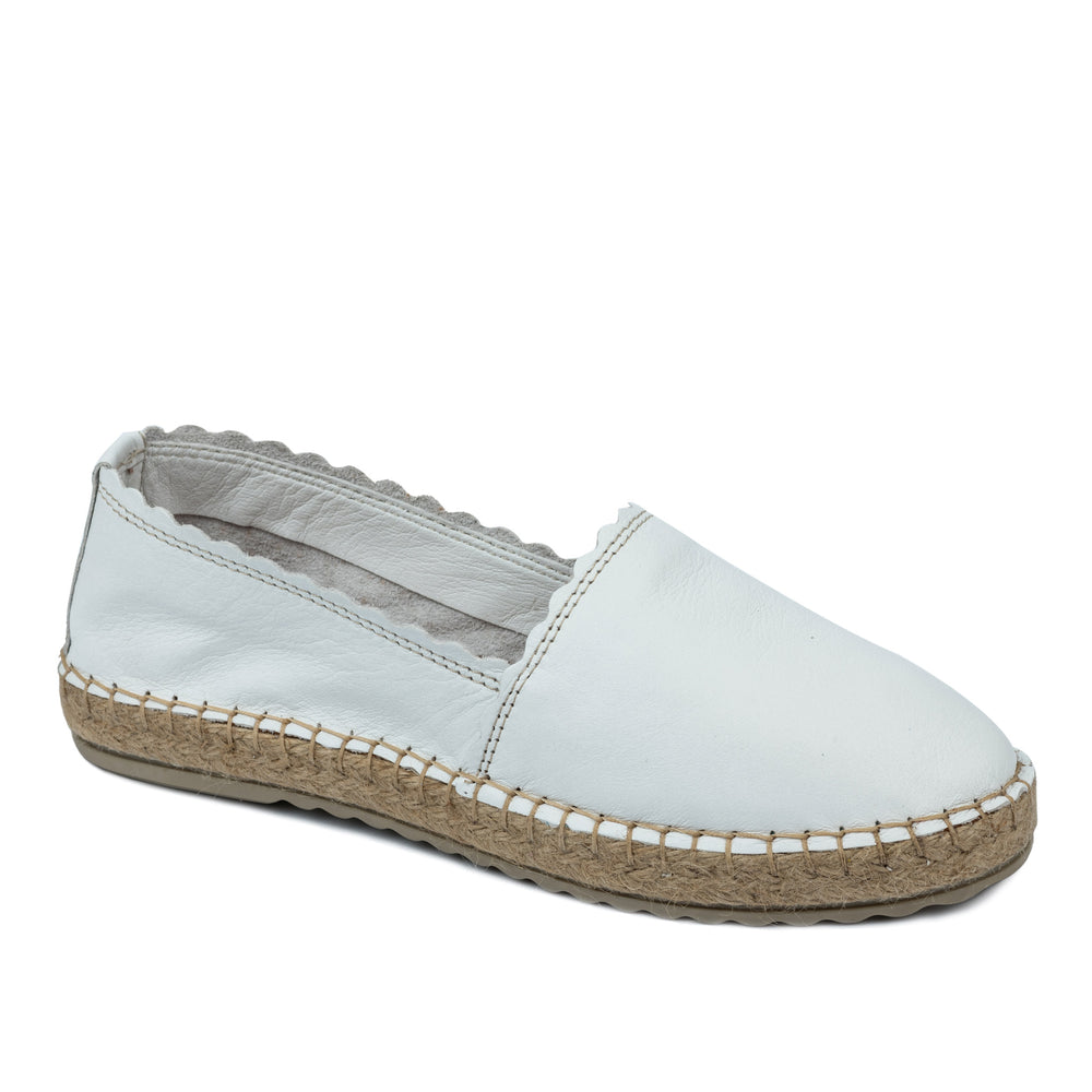 Kožne espadrile A579 - PLAVA