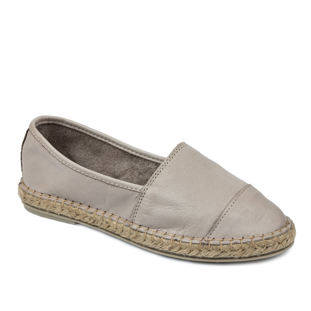 Kožne espadrile A579 - BEŽ