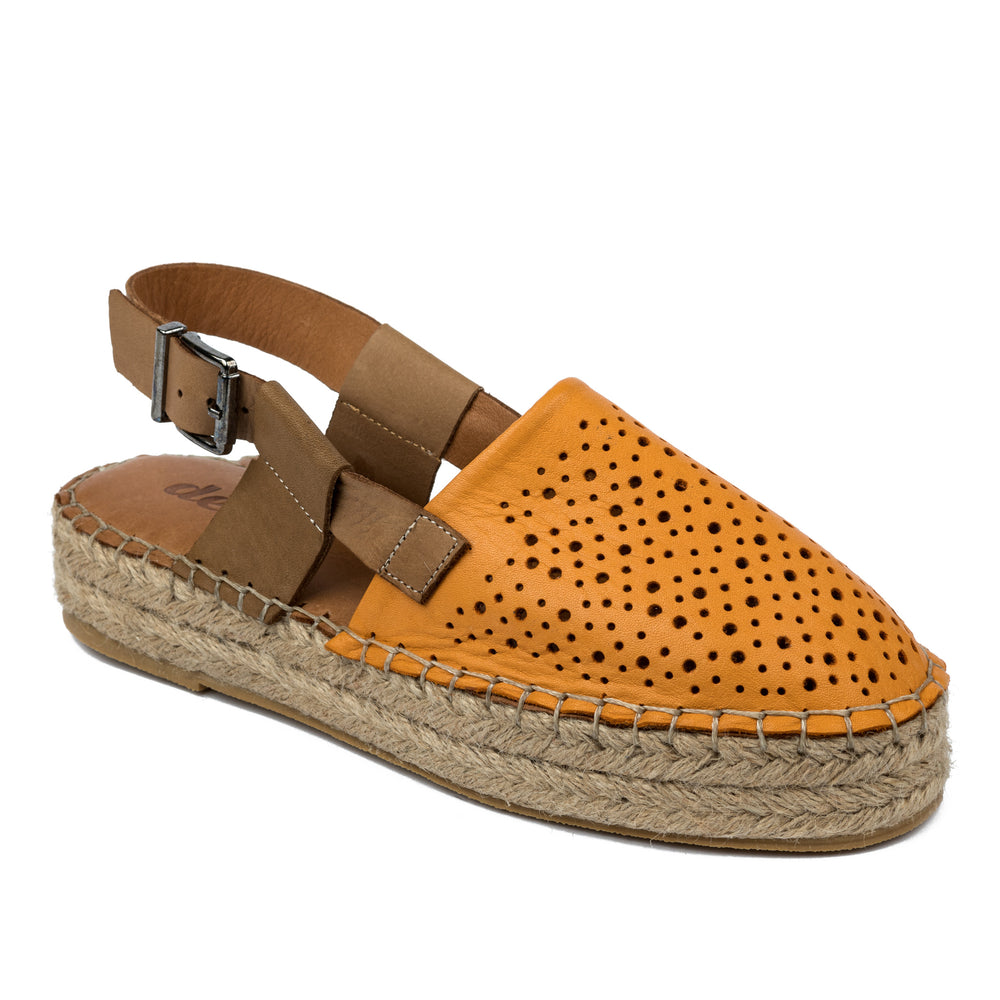Kožne espadrile A581 - NARANDŽASTA