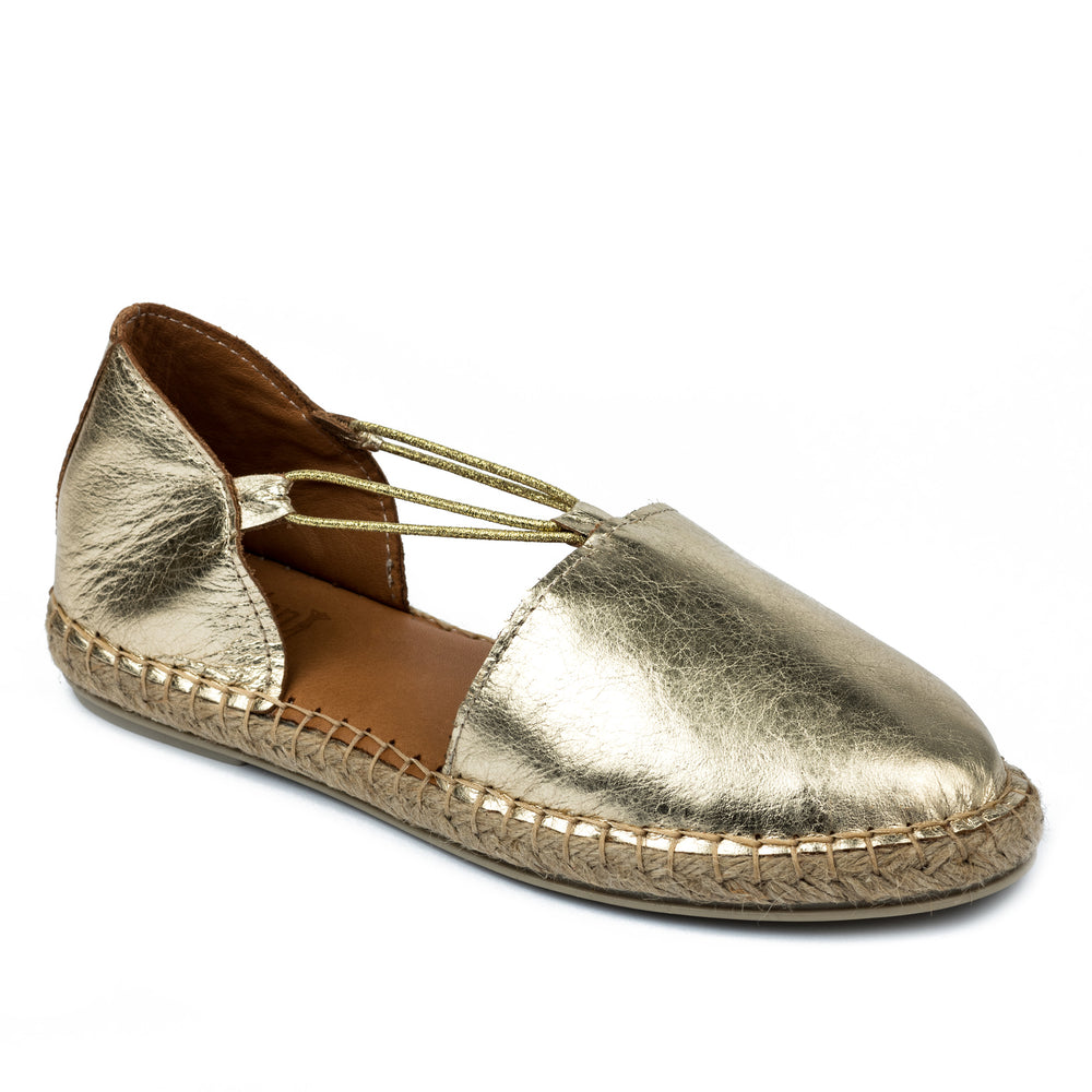 Ženske espadrile A583 - ZLATNA