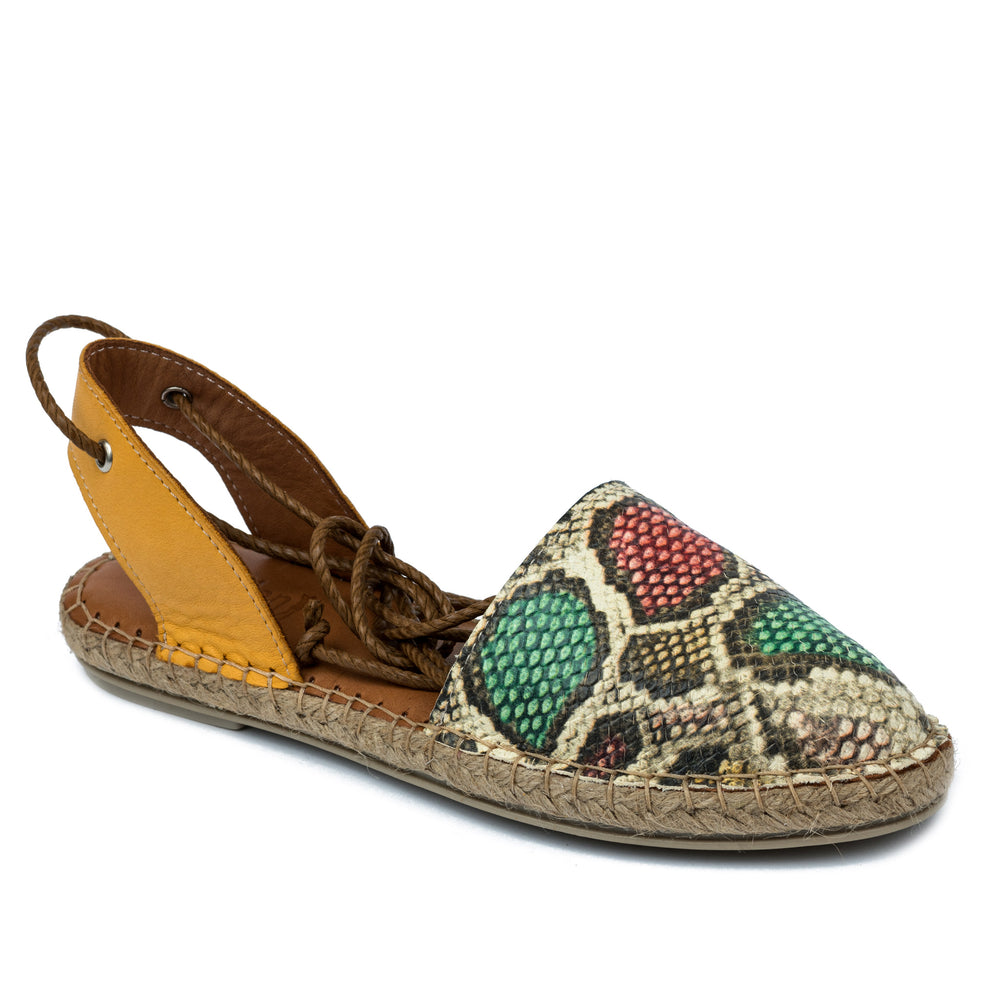 Kožne espadrile A584 - BEŽ