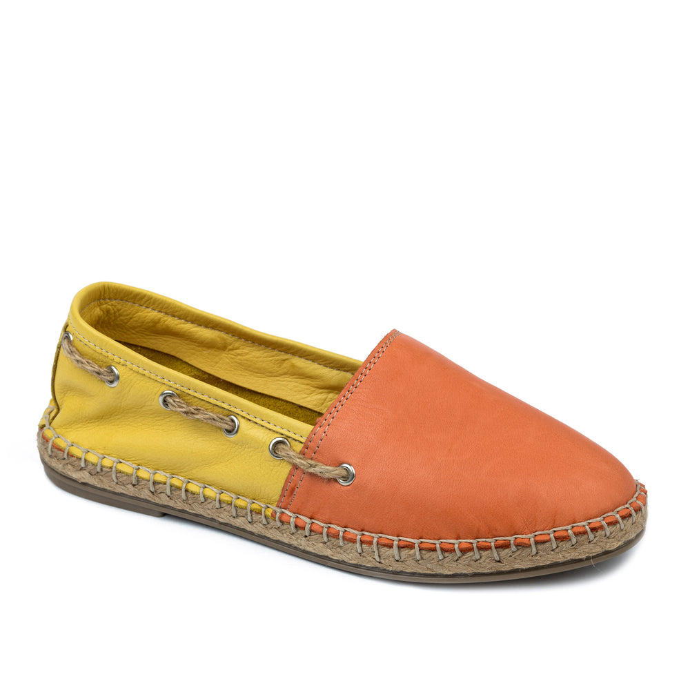 Kožne espadrile A637 - NARANDŽASTA