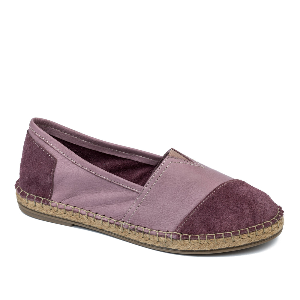 Kožne espadrile A638 - LJUBIČASTA