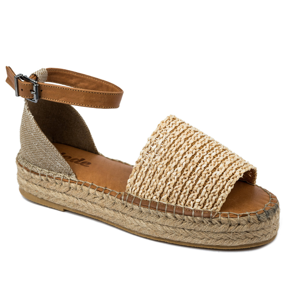 Kožne espadrile A663 - BEŽ