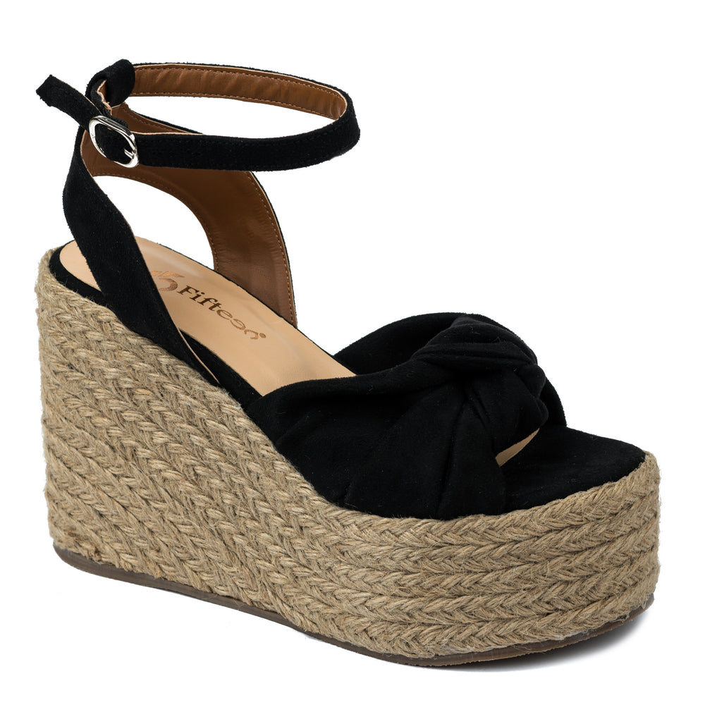 Ženske espadrile A664 - CRNA