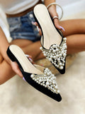 Ženske papuče A661 - CRNA