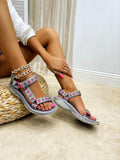 Ženske sandale A776 - SIVA
