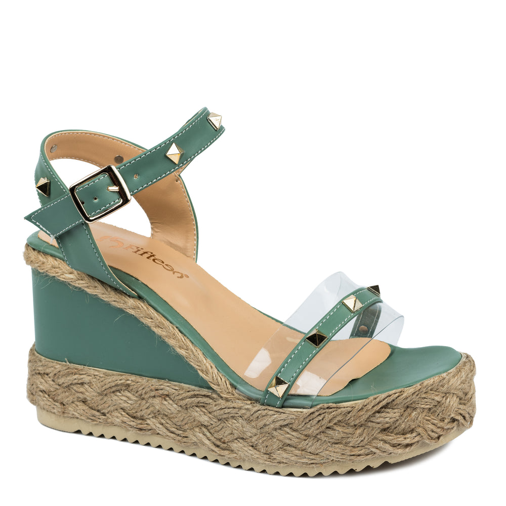 Ženske espadrile A784 - ZELENA
