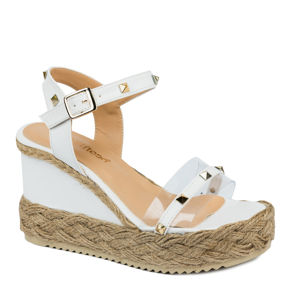 Ženske espadrile A784 - BELA