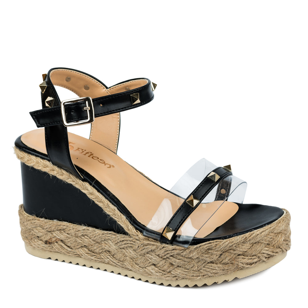Ženske espadrile A784 - CRNA