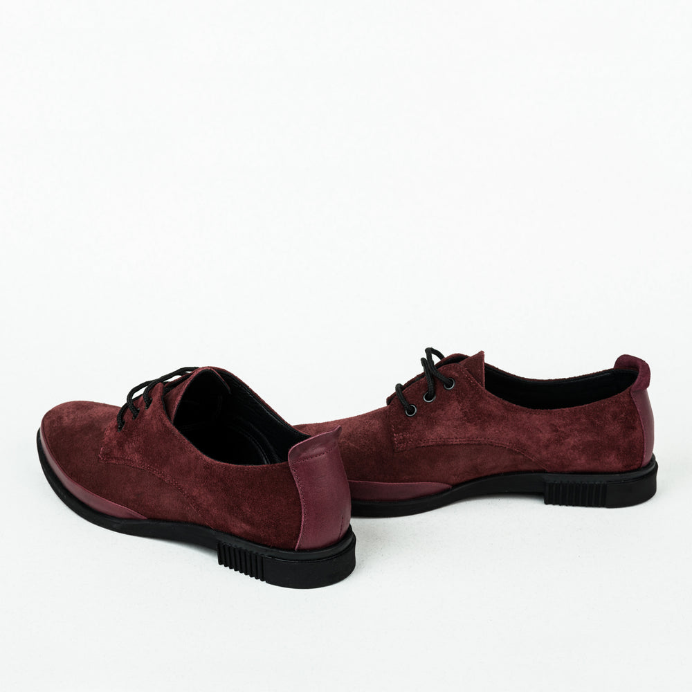 Kožne cipele B014 - BORDO