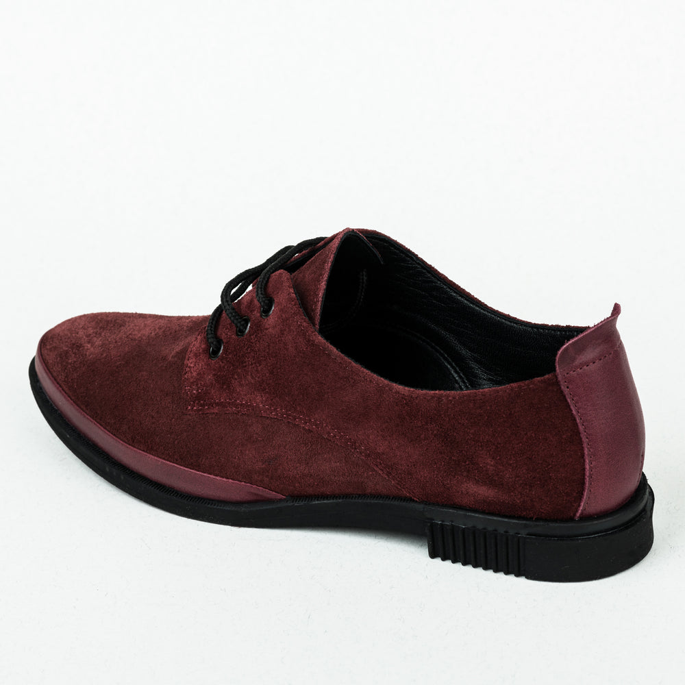 Kožne cipele B014 - BORDO