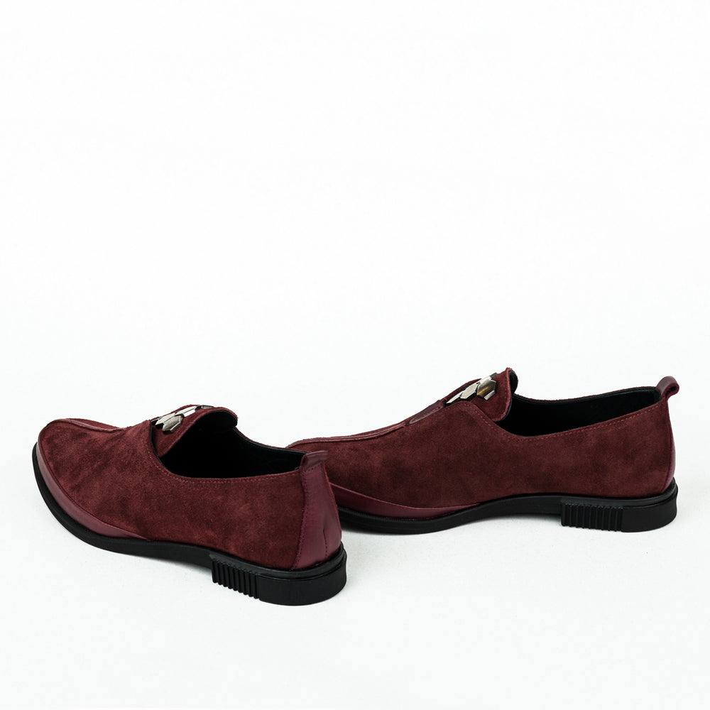 Kožne cipele B015 - BORDO