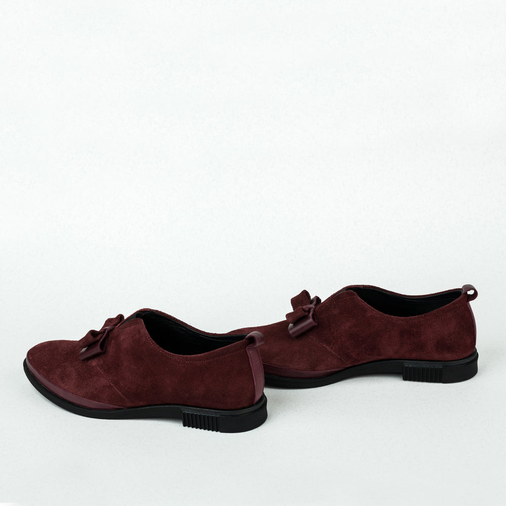 Kožne cipele B016 - BORDO