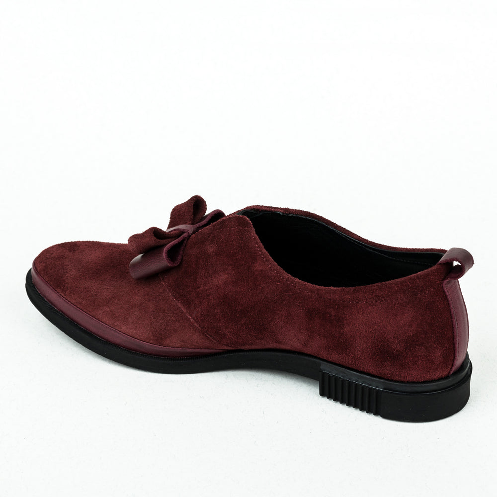 Kožne cipele B016 - BORDO