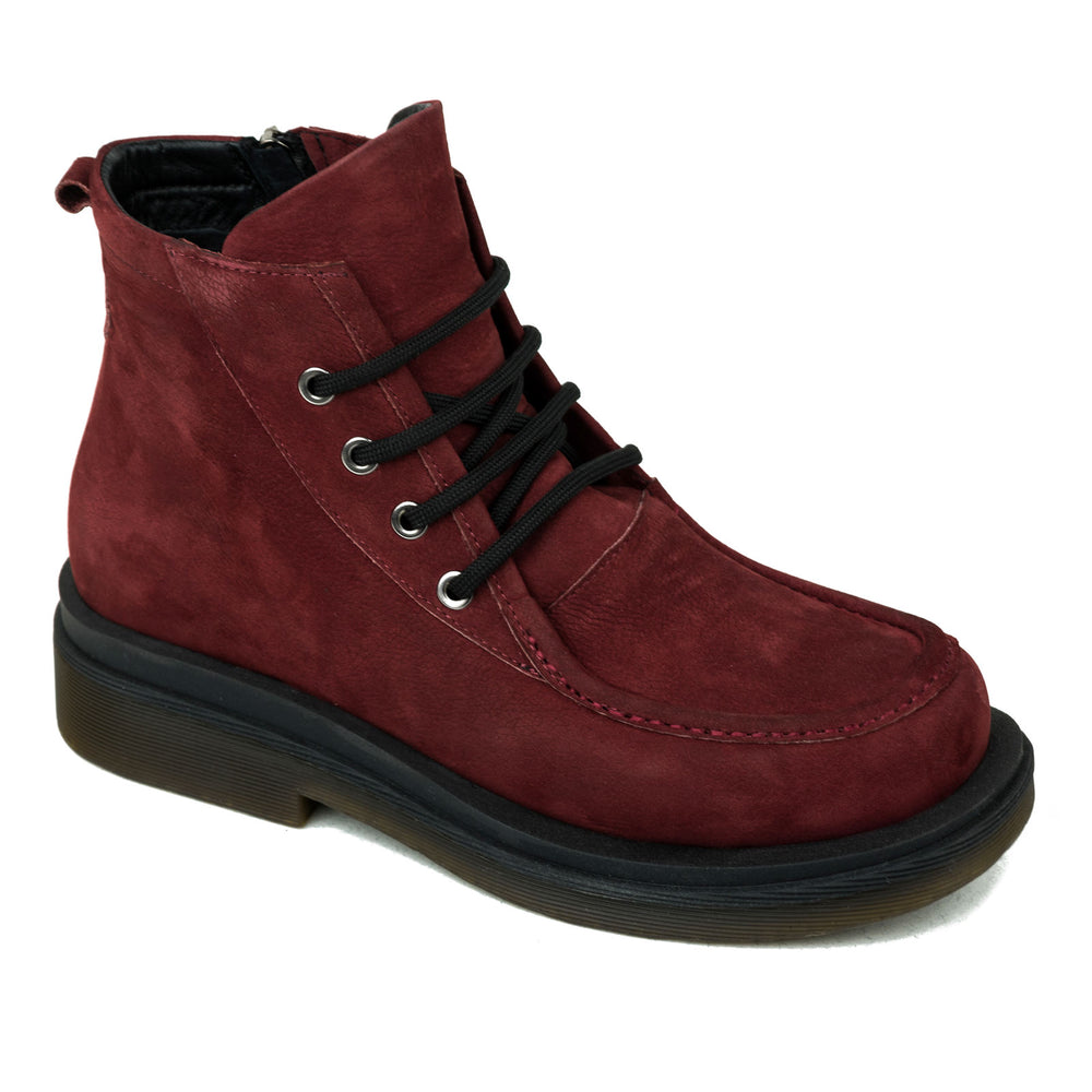 Kožne gležnjače B057 - BORDO