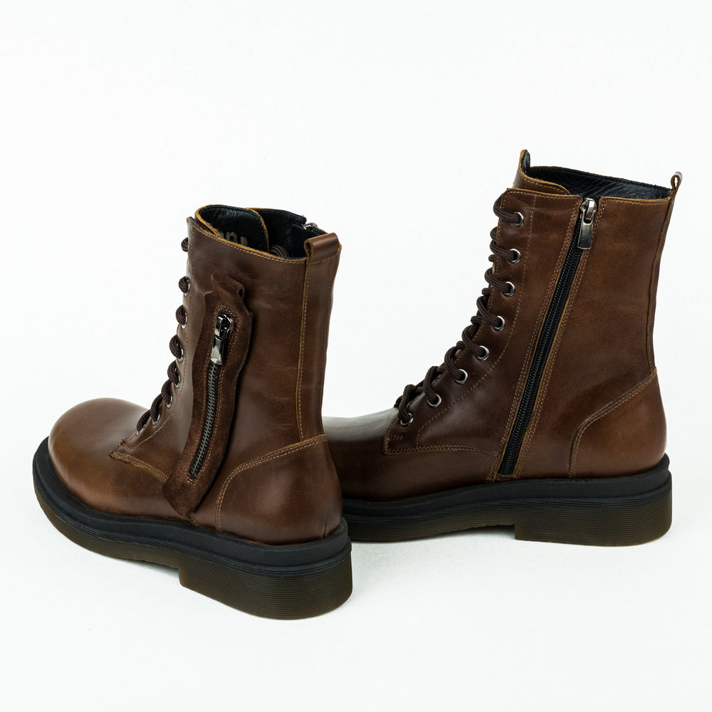 Kožne gležnjače B058 - SMEĐA