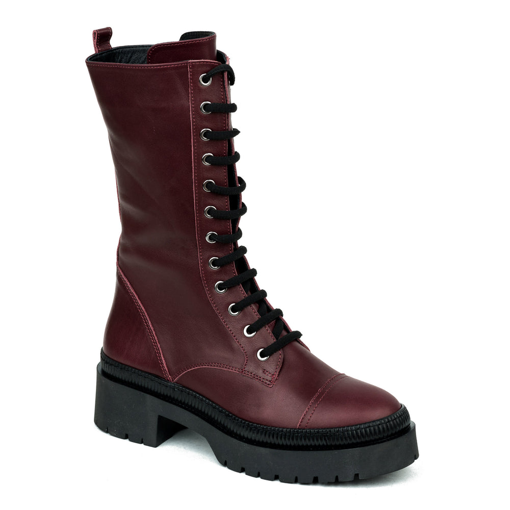 Kožne gležnjače B150 - BORDO