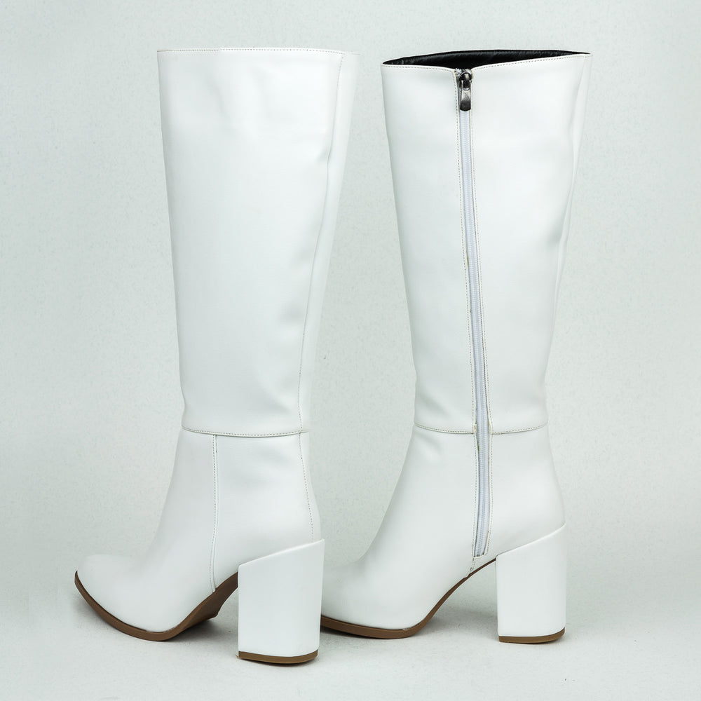 Ženske čizme B140 - BELA
