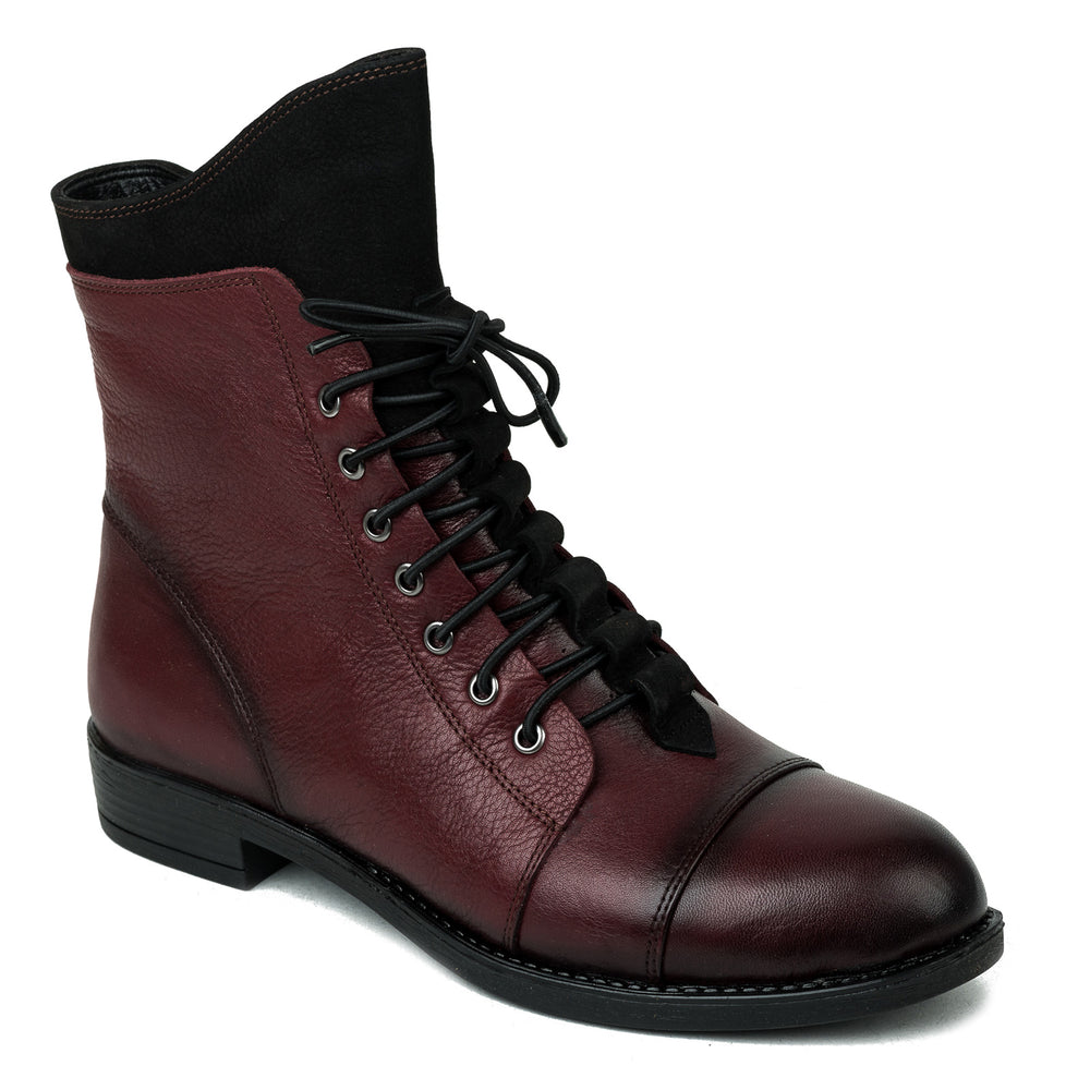 Kožne bakandže B245 - BORDO