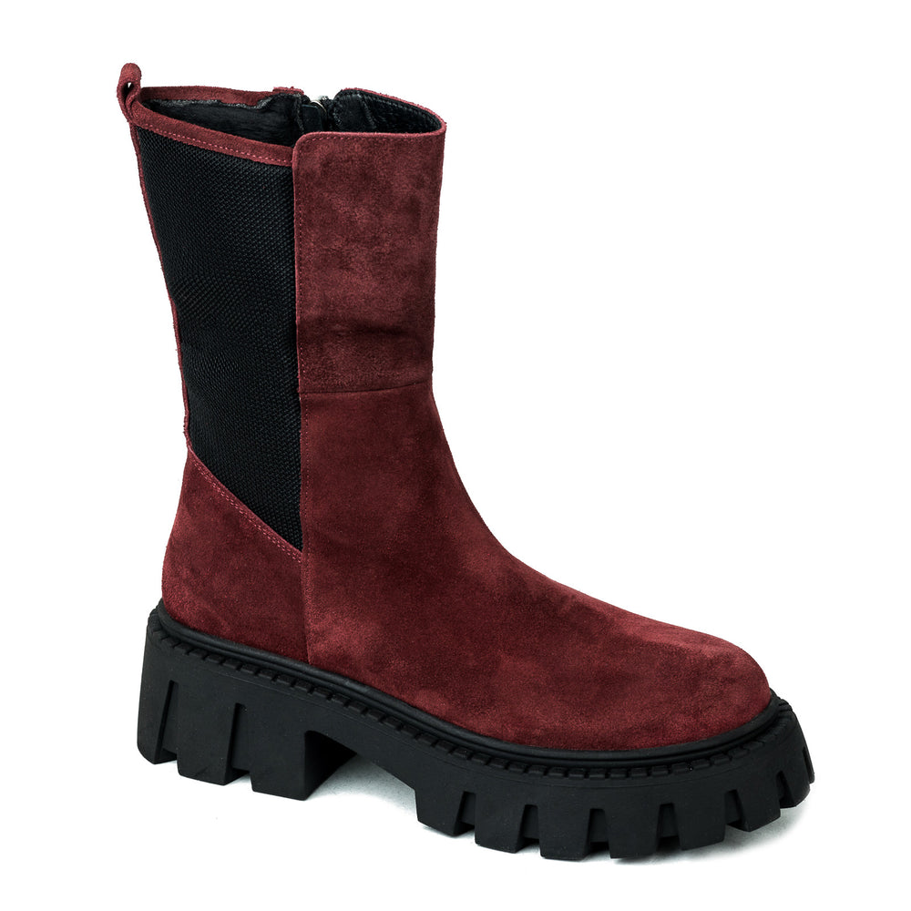 Kožne bakandže B247 - BORDO