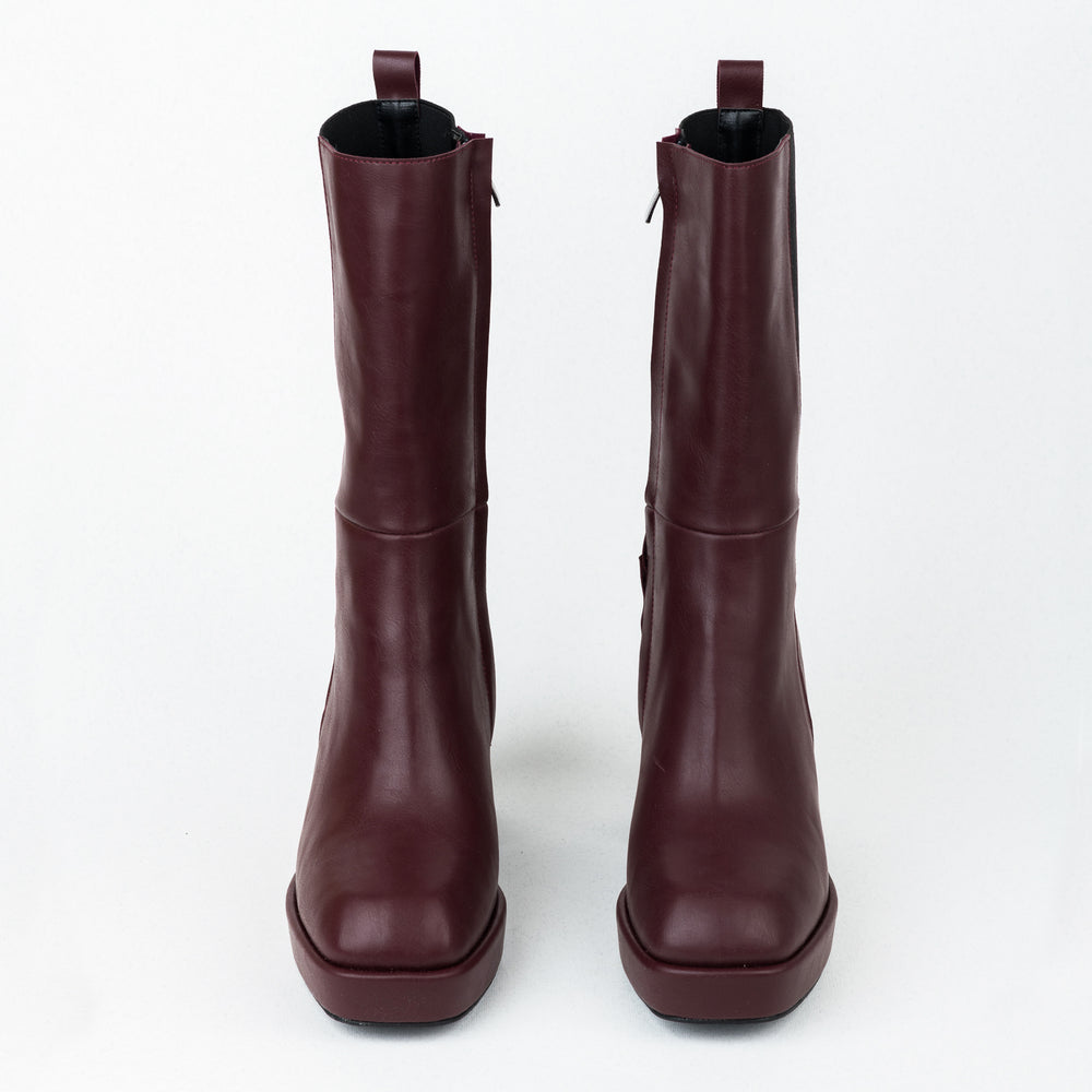 Ženske gležnjače B553 - BORDO