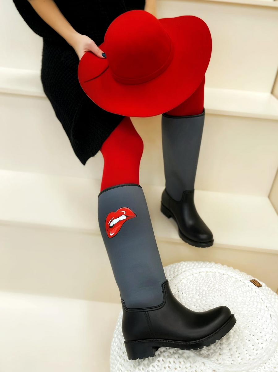 Vodootporne čizme B582 - CRNA