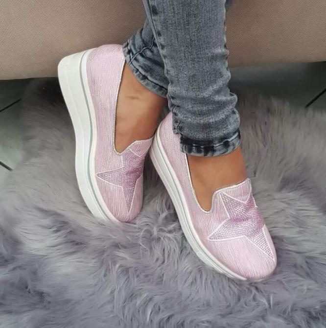 ESPADRILE SA ZVEZDOM ROZE