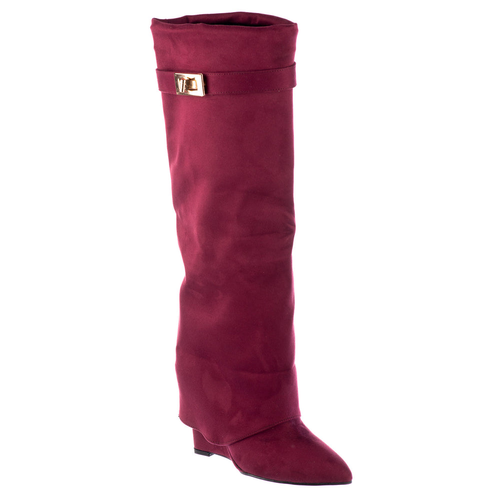 Ženske čizme B505 - BORDO